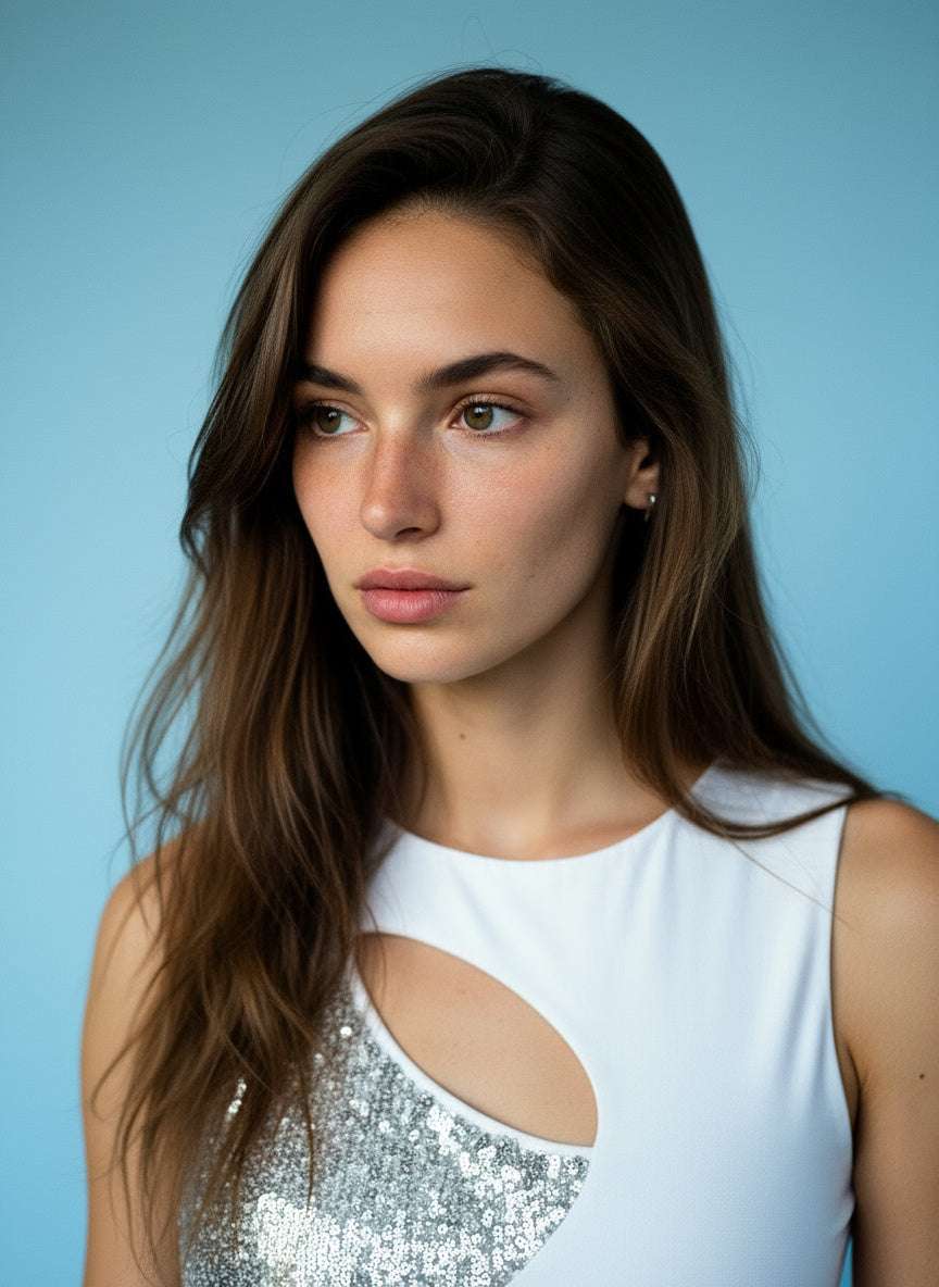 White Swan SABRHERO Luxury Tennis Dress - Luxury Tennis Apparel 