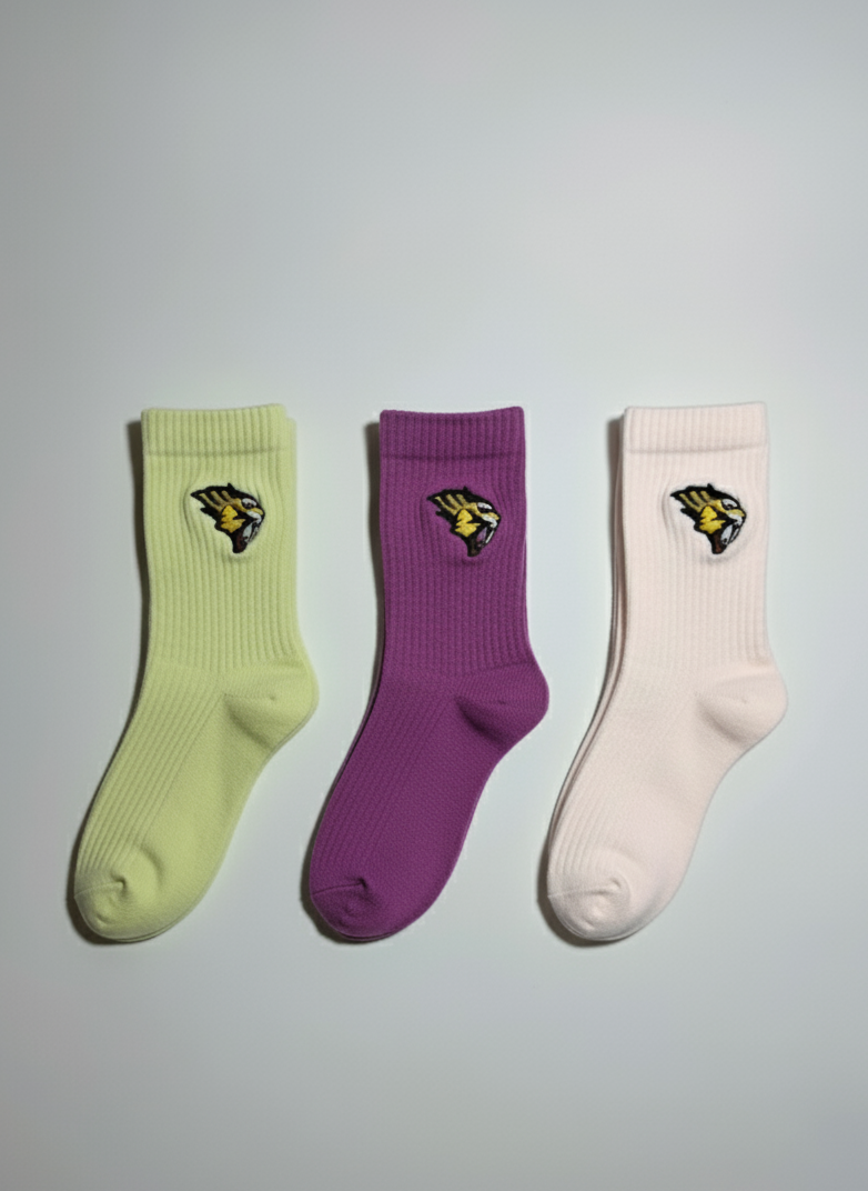 SABRHERO SuperHero Socks – 3-Pack Luxury Tennis Socks
