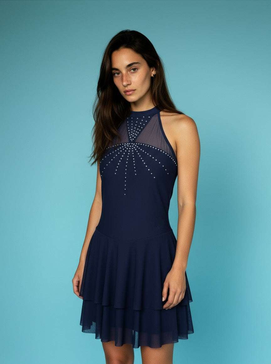 SABRHERO Azurite Luxury Tennis Dress - Premium Performance Gear for Athletes