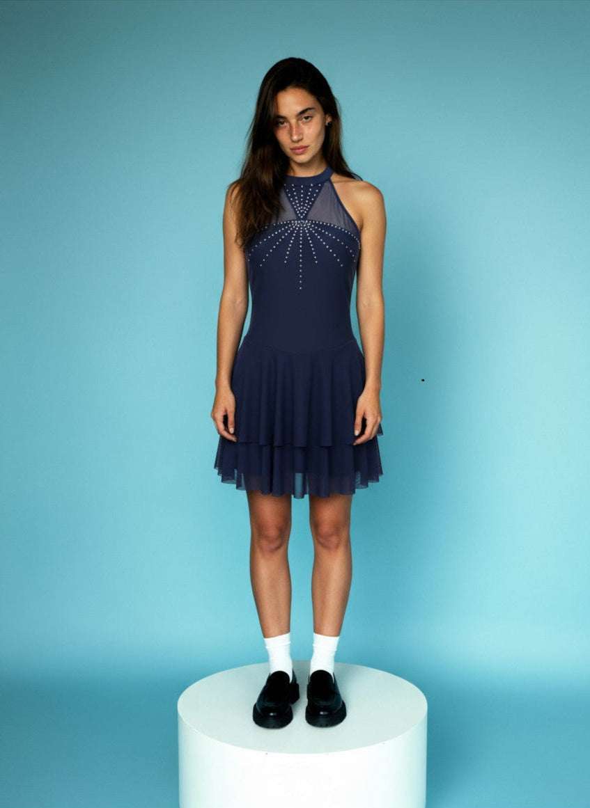 SABRHERO Azurite Luxury Tennis Dress - Premium Performance Gear for Athletes