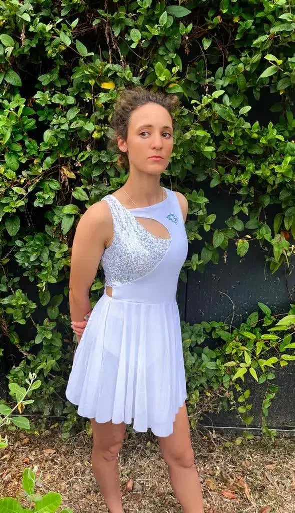 White Swan SABRHERO dress - Luxury tennis apparel Tennis Dresses and women’s apparel SABRHERO