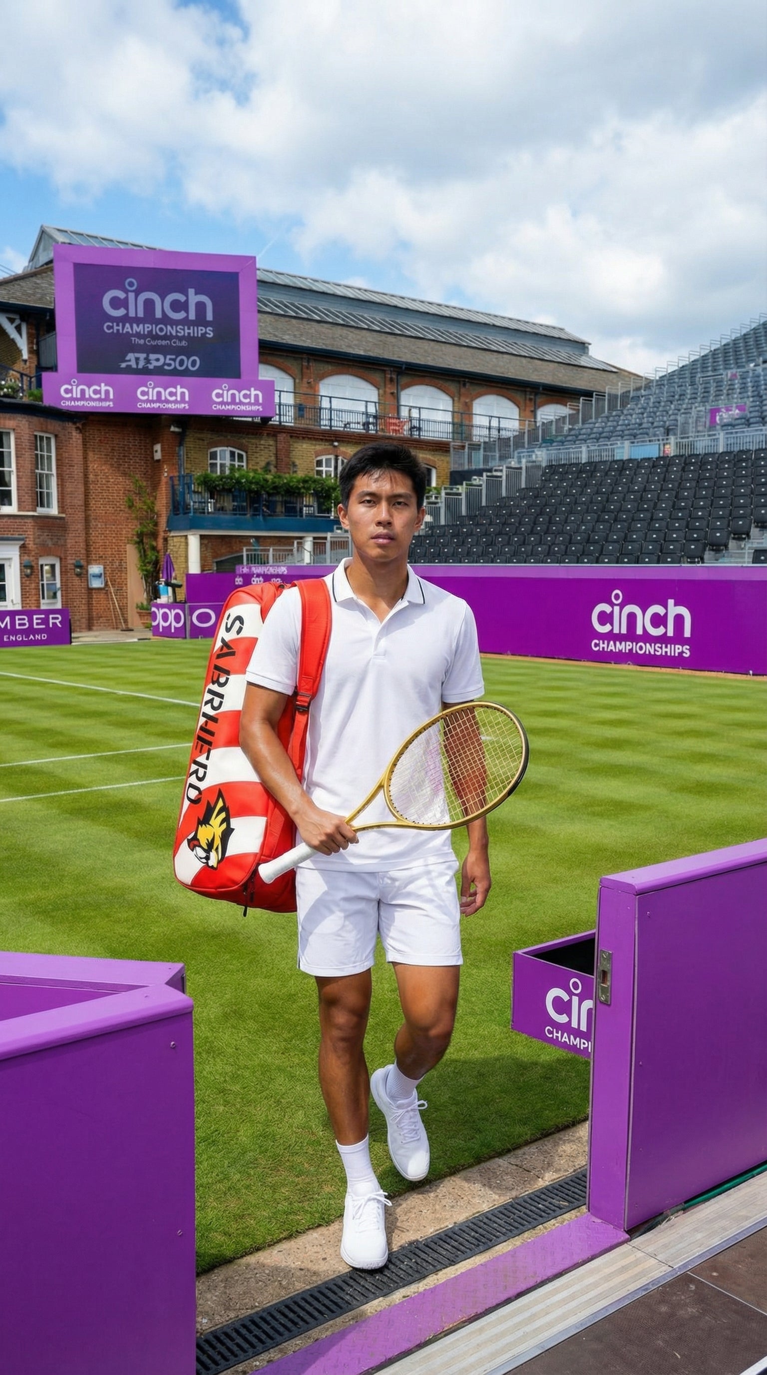 SABRHERO Inner Power Thermobag - Luxury Tennis Bag for Premium Gear Storage SABRHERO